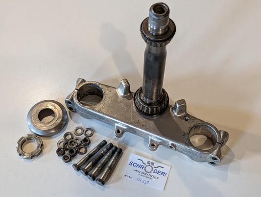 Yamaha XT600 43F Gabelbrücke untere Konsole 43F-23340-30-39 Deckel 1W1-23416-00 Mutter 90179-25033 gebraucht