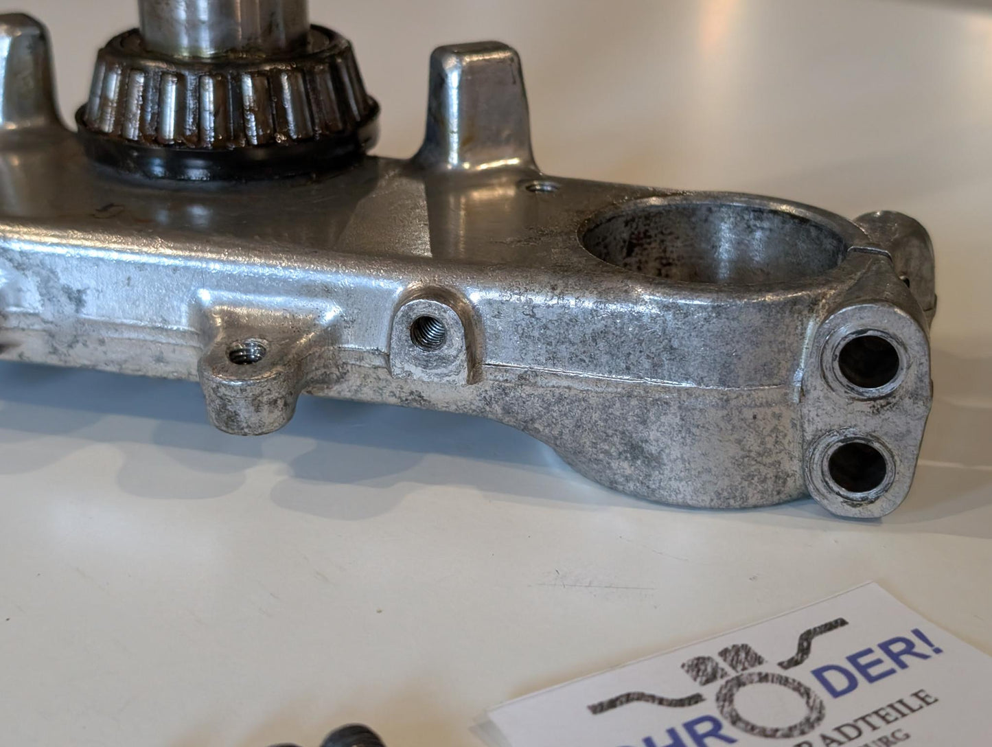 Yamaha XT600 43F Gabelbrücke untere Konsole 43F-23340-30-39 Deckel 1W1-23416-00 Mutter 90179-25033 gebraucht