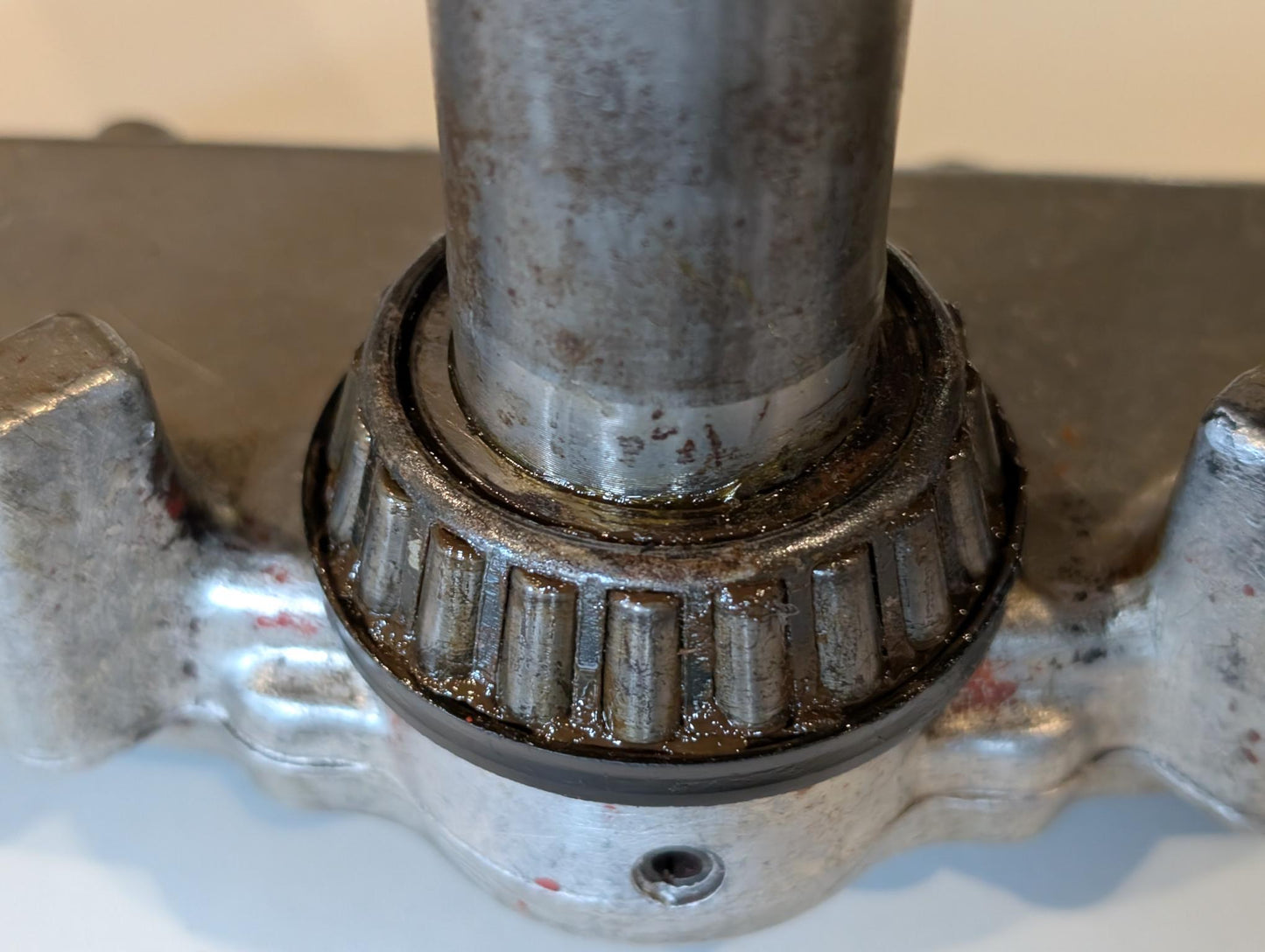 Yamaha XT600 43F Gabelbrücke untere Konsole 43F-23340-30-39 Deckel 1W1-23416-00 Mutter 90179-25033 gebraucht