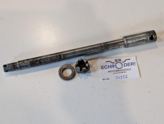 Yamaha XT600 43F Achse Vorderrad Radachse vorne 43F-25181-00 Scheibe 90201-15785 Mutter 90171-14029 gebraucht