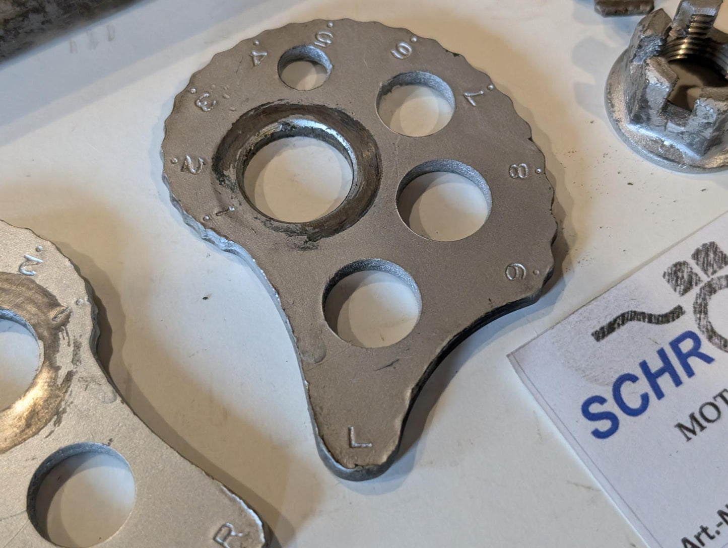 Yamaha XT600 43F Hinterradachse 43F-25381-00 Radachse hinten Spanner 3Y1-25389-00 3Y1-25388-01 Mutter 90171-16024 Scheibe 90209-18138 gebraucht