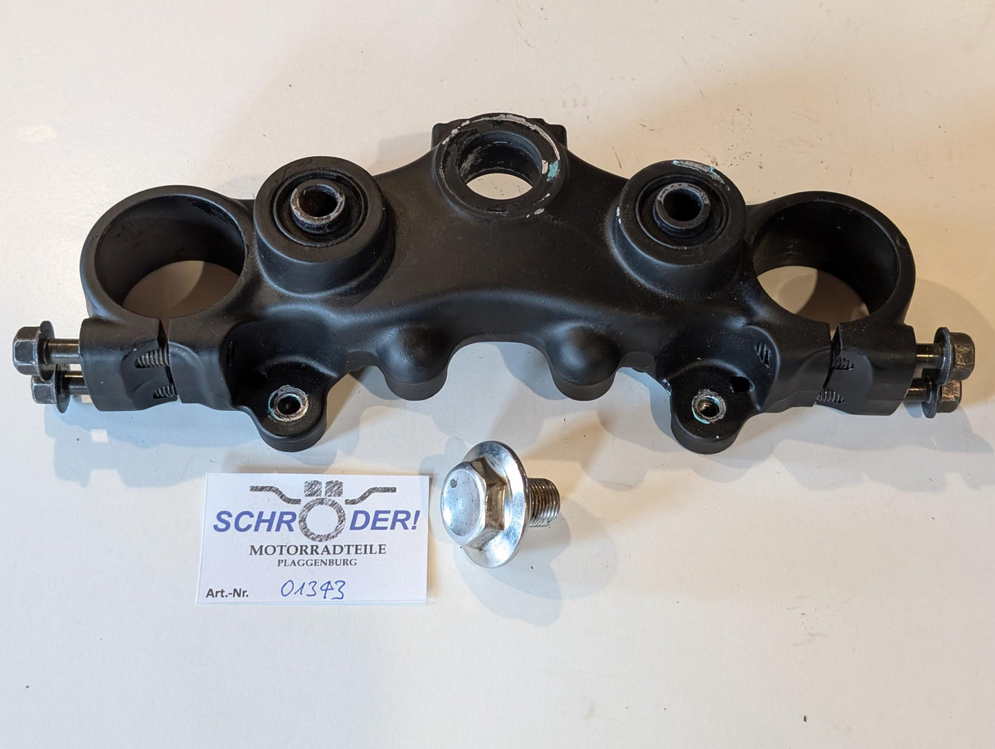 Yamaha XT600 43F Lenkerkrone 34L-23435-00-98 Schraube 90105-14102 gebraucht