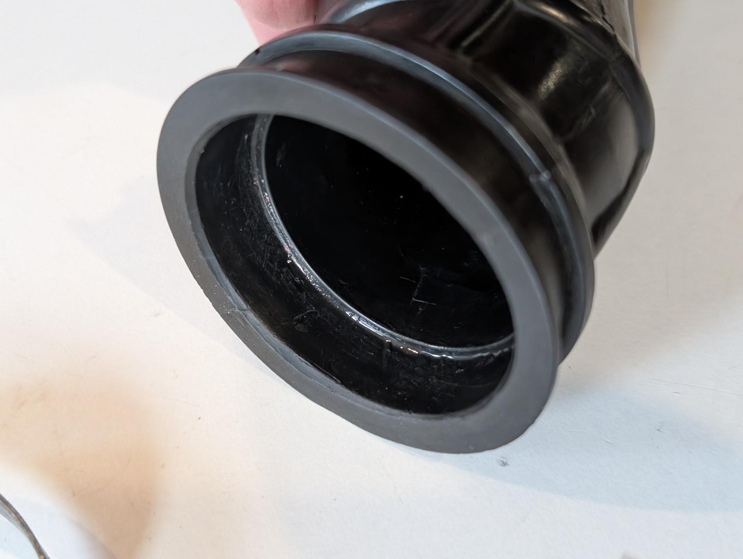 Yamaha XT600 43F Ansaugschlauch 43F-14453-00 Ansaubstutzen Verbindungsrohr links mit Schelle gebraucht