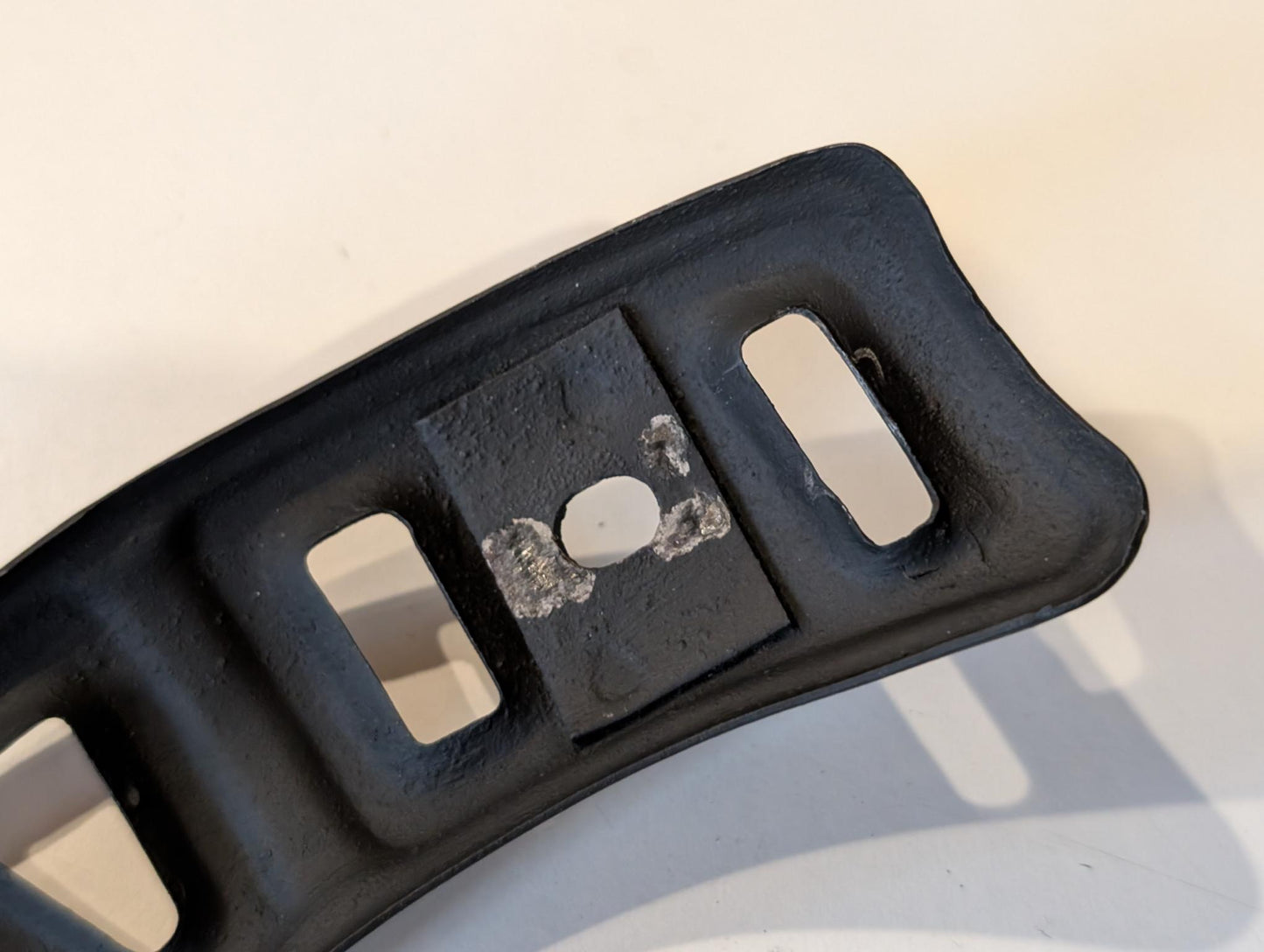 Yamaha XT600 43F Hitzeblech 34K-14628-00 Hitzeschutz Krümmer Auspuff, gebraucht