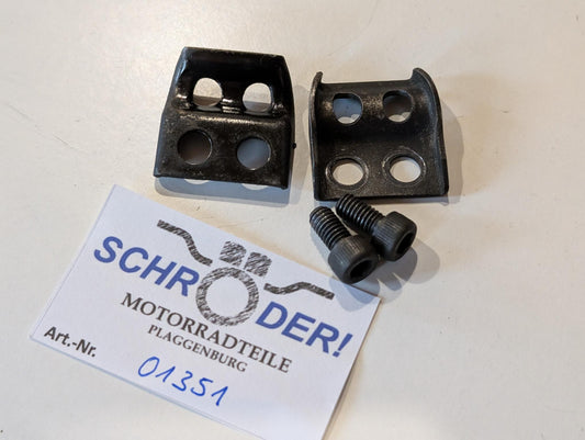 Yamaha XT600 43F Klemme Halter 90465-14242 Bremsschlauch vorne, gebraucht