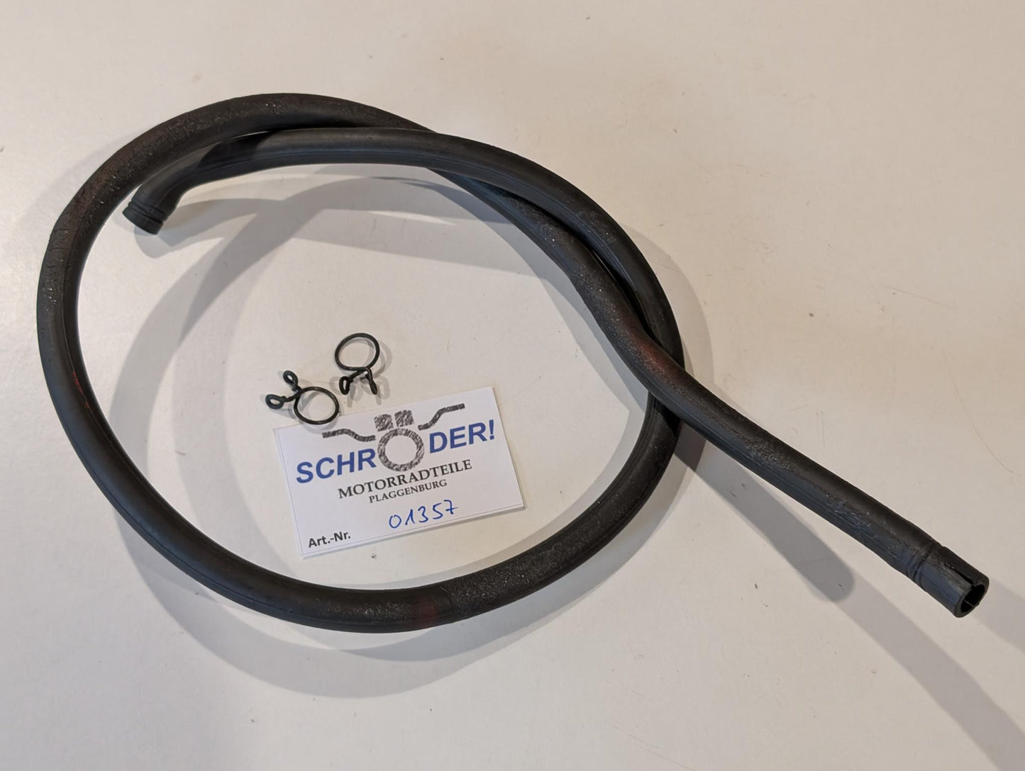 Yamaha XT600 43F Belüftungsschlauch 90445-11753 Entlüftungsschlauch zum Öltank mit Klemmen gebraucht