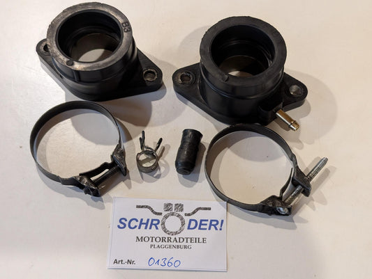 Yamaha XT600 43F Paar Ansaugstutzen links und rechts mit Schellen gebraucht