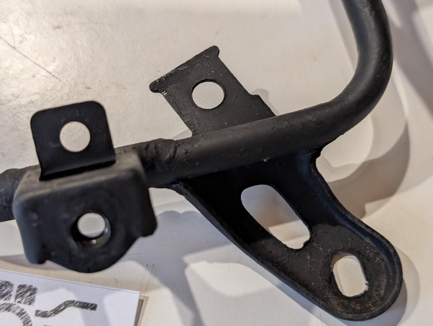 Yamaha XT600 43F Lampenhalterung Blinkerhalterung 43F-23174-00 Scheinwerferhalterung Geweih gebraucht