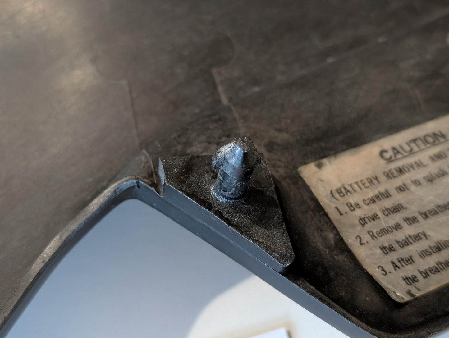 Yamaha XT600 43F Seitendeckel Seitenverkleidung links 43F-21711 gebraucht