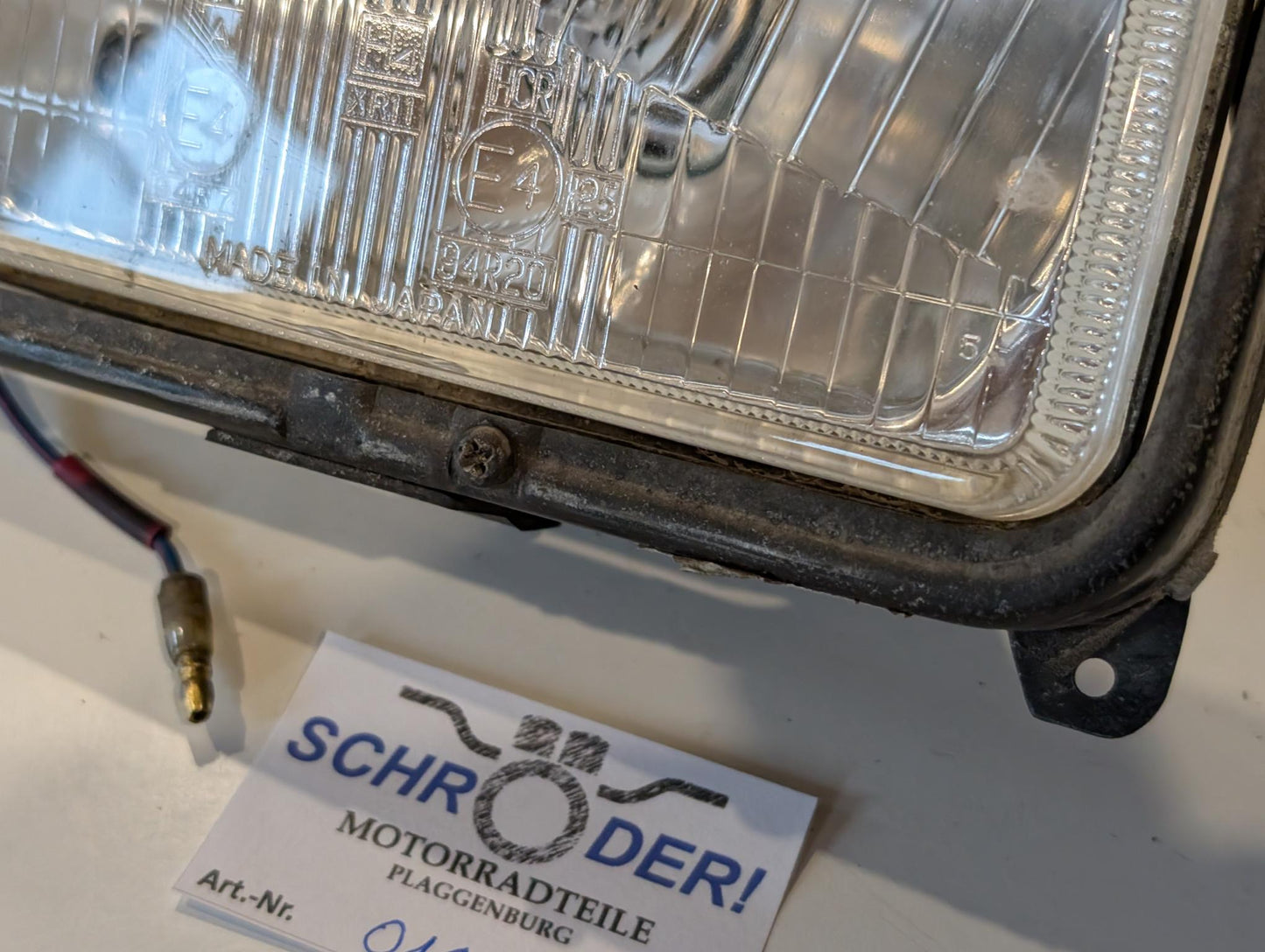 Yamaha XT600 43F Scheinwerfer 43F-84303 mit Fassung gebraucht