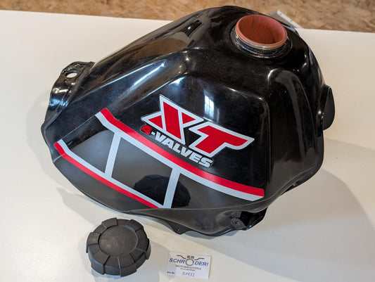 Yamaha XT600 43F Kraftstofftank mit Deckel schwarz gebraucht
