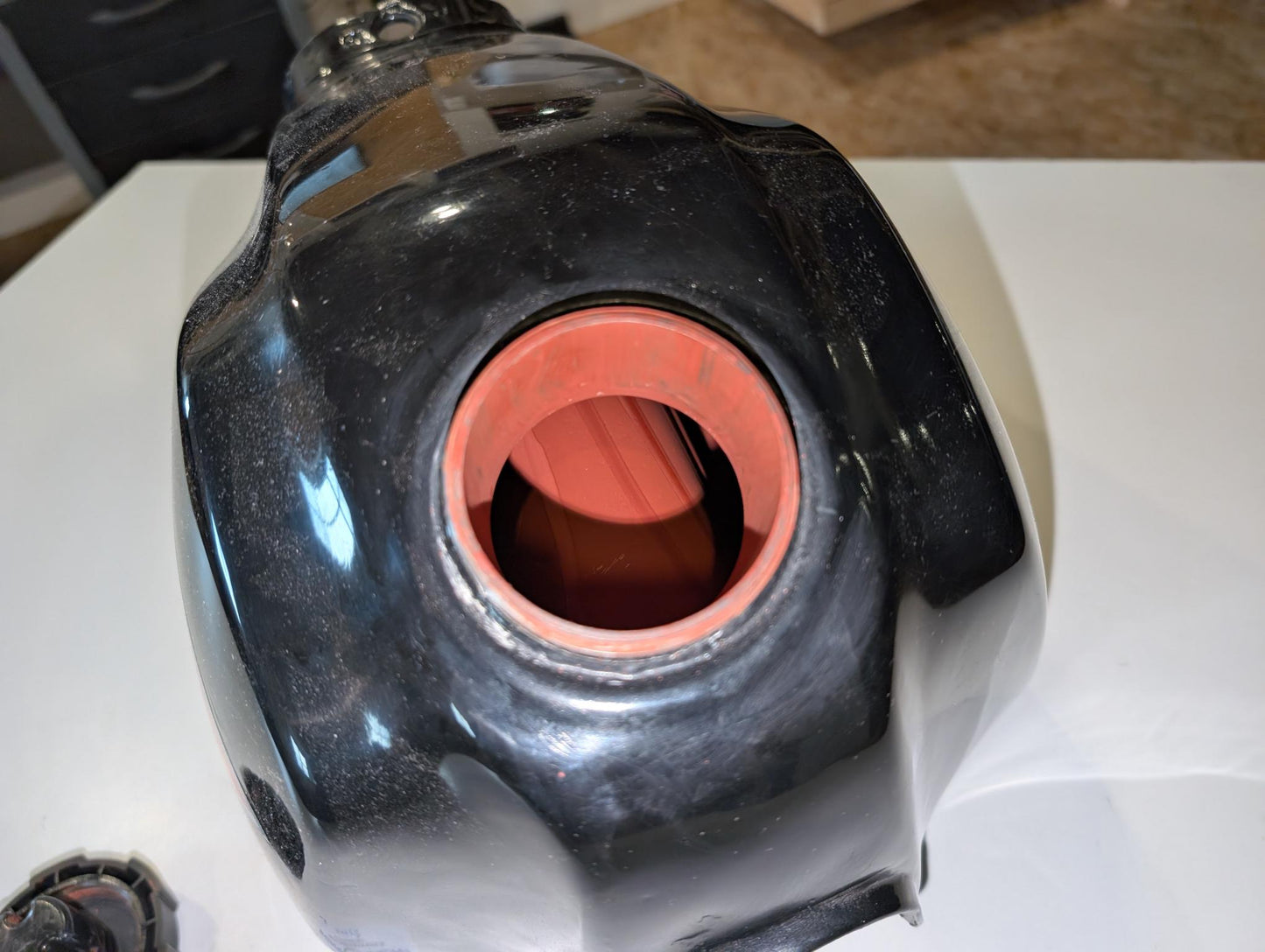 Yamaha XT600 43F Kraftstofftank mit Deckel schwarz gebraucht