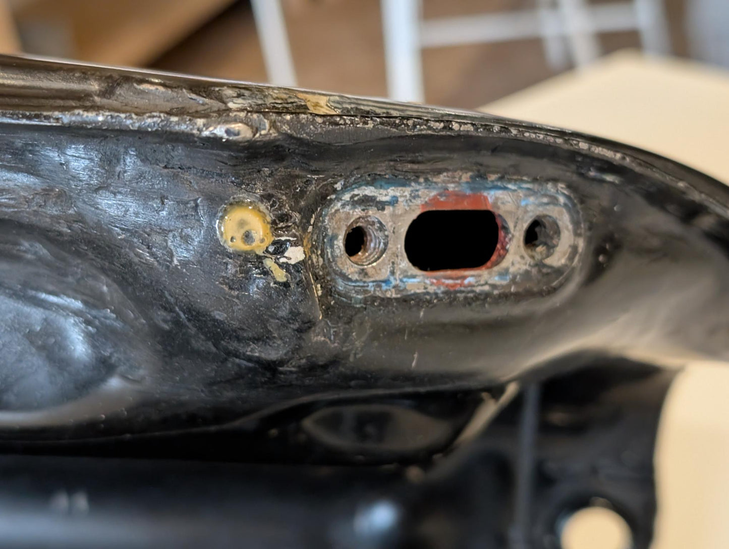 Yamaha XT600 43F Kraftstofftank mit Deckel schwarz gebraucht