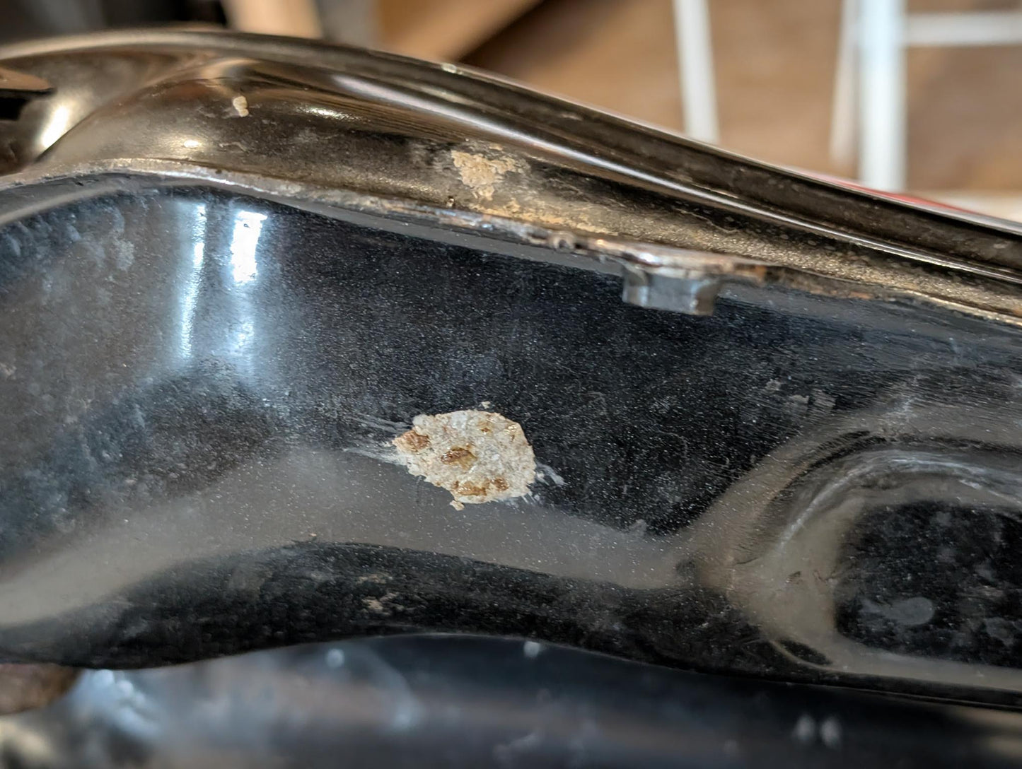 Yamaha XT600 43F Kraftstofftank mit Deckel schwarz gebraucht