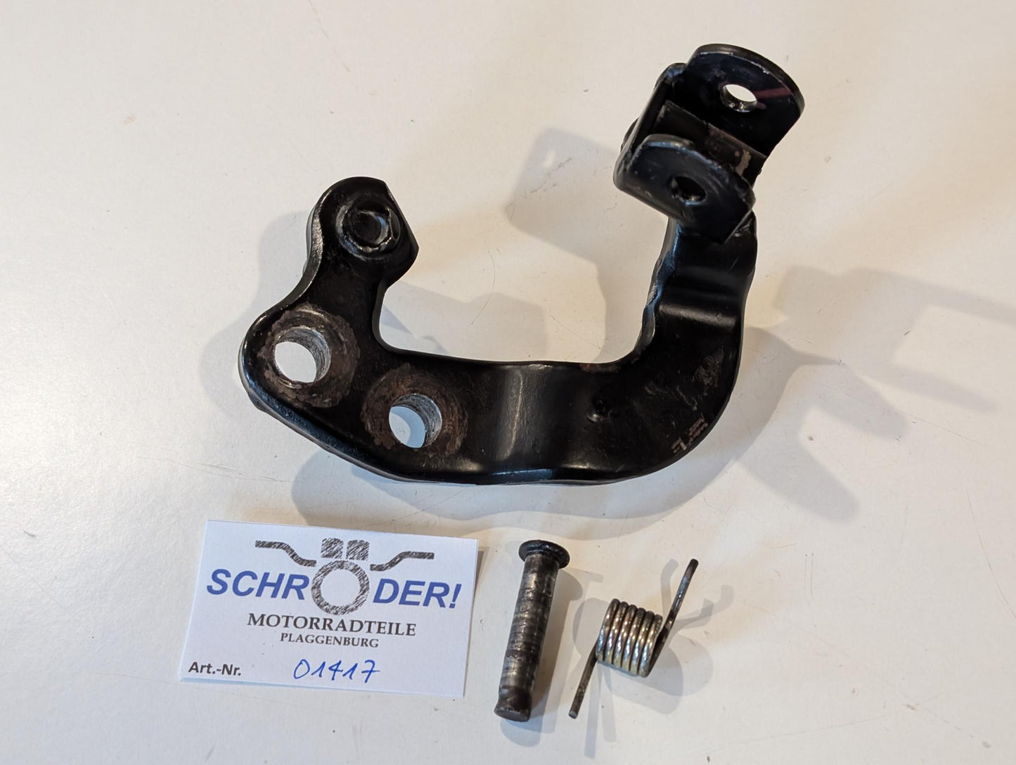 Yamaha XT600 43F Fussrastenhalter vorne rechts Konsole Bremshebel 34L-27422 gebraucht