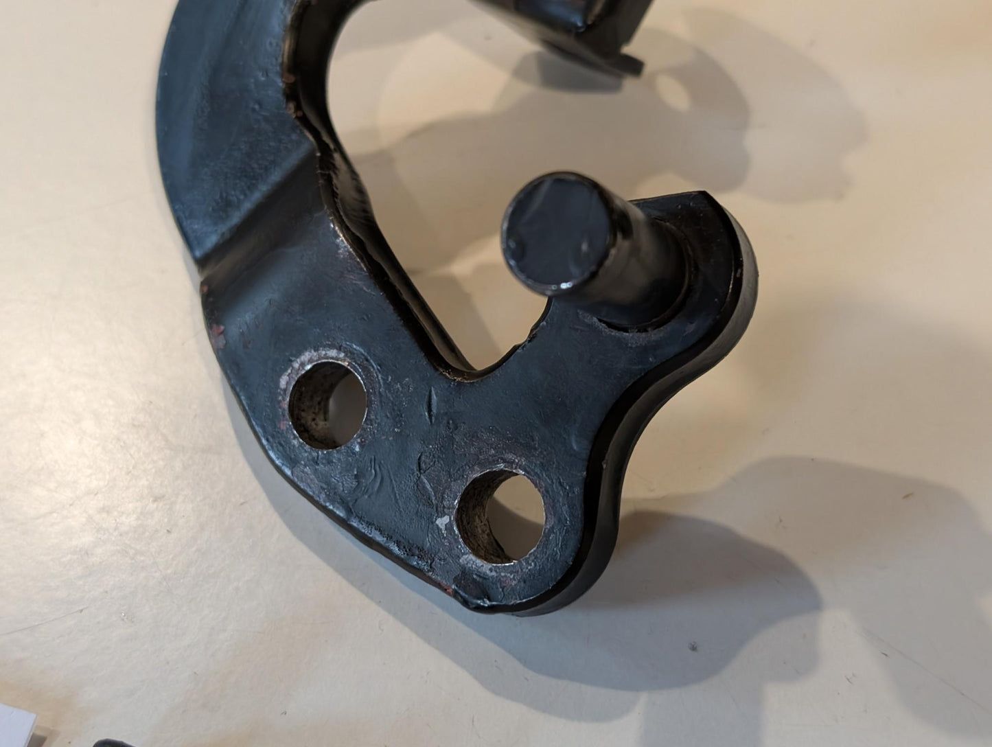 Yamaha XT600 43F Fussrastenhalter vorne rechts Konsole Bremshebel 34L-27422 gebraucht