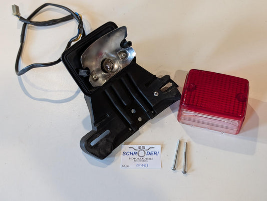 Yamaha XT600 43F Rücklicht Bremslicht mit Kennzeichenhalter und Kabel gebraucht