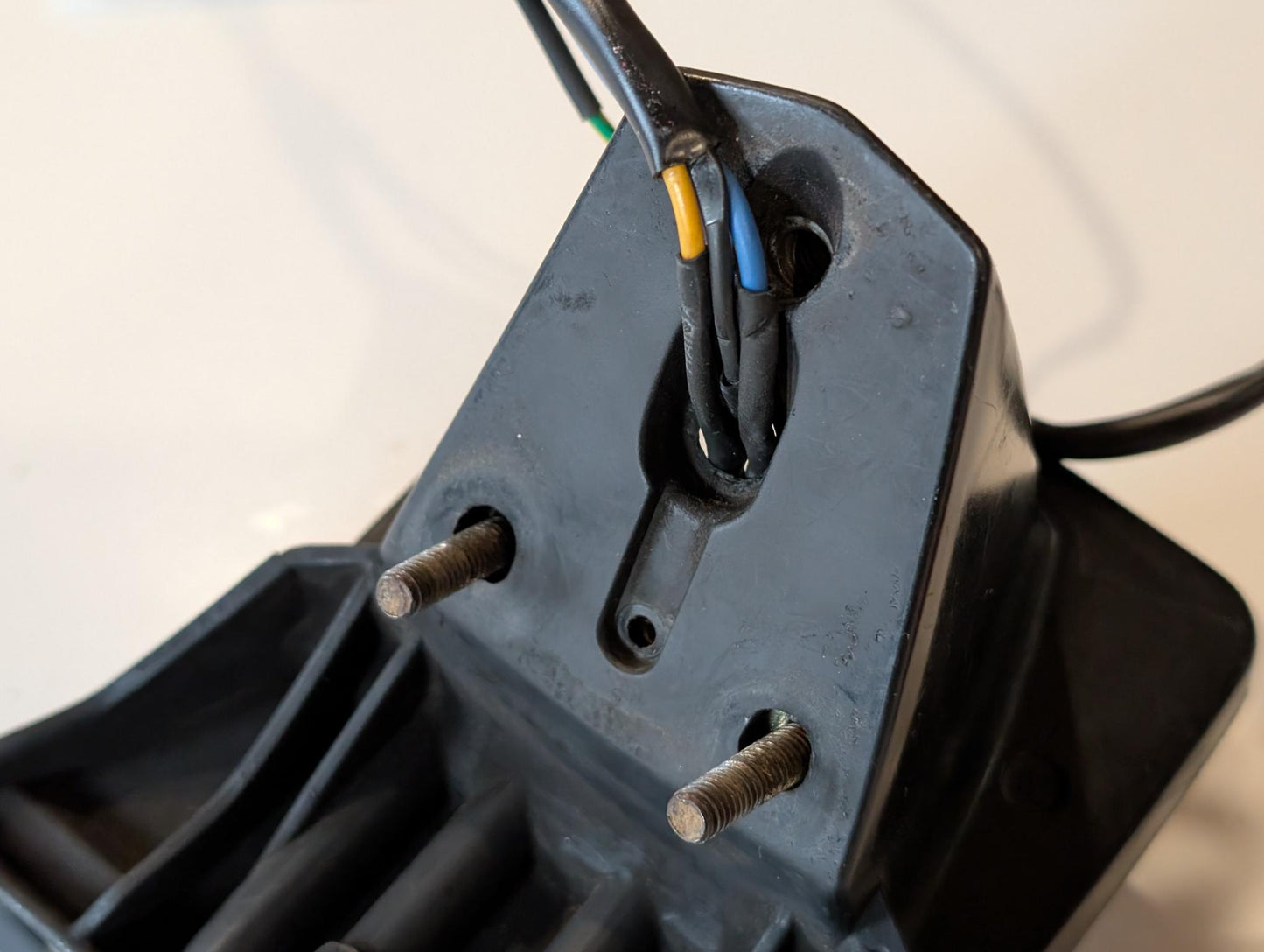 Yamaha XT600 43F Rücklicht Bremslicht mit Kennzeichenhalter und Kabel gebraucht