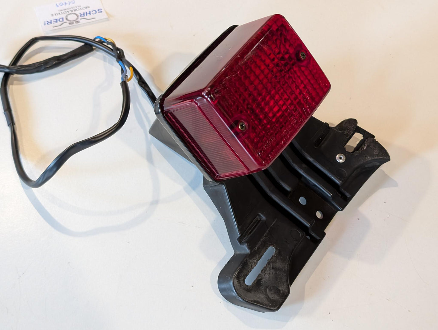 Yamaha XT600 43F Rücklicht Bremslicht mit Kennzeichenhalter und Kabel gebraucht