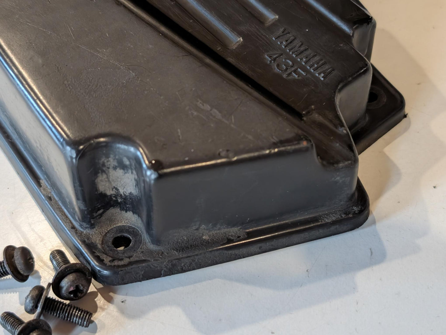 Yamaha XT600 43F Luftfilterkasten Deckel rechts 43F-14412-00 gebraucht