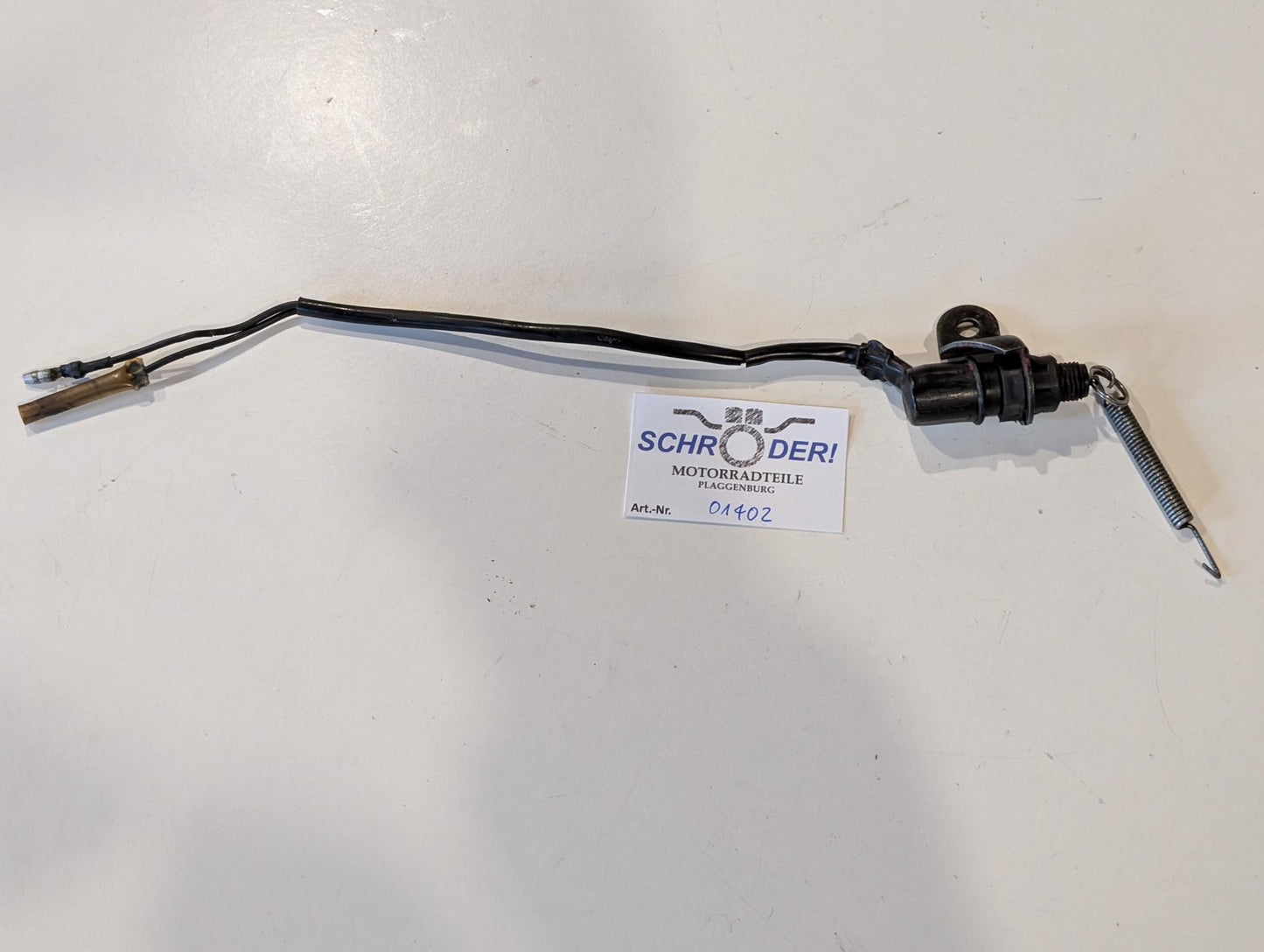 Yamaha XT600 43F Bremslichtschalter hinten 34L-82530-00 mit Halter gebraucht, in altersgemäßem Zustand