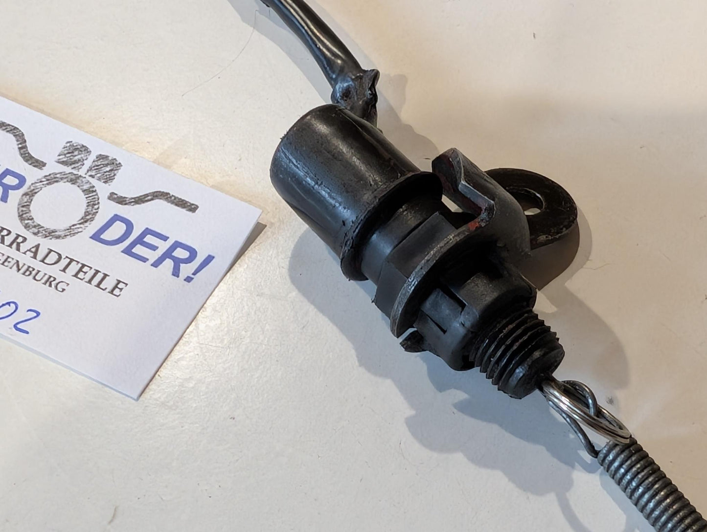 Yamaha XT600 43F Bremslichtschalter hinten 34L-82530-00 mit Halter gebraucht, in altersgemäßem Zustand