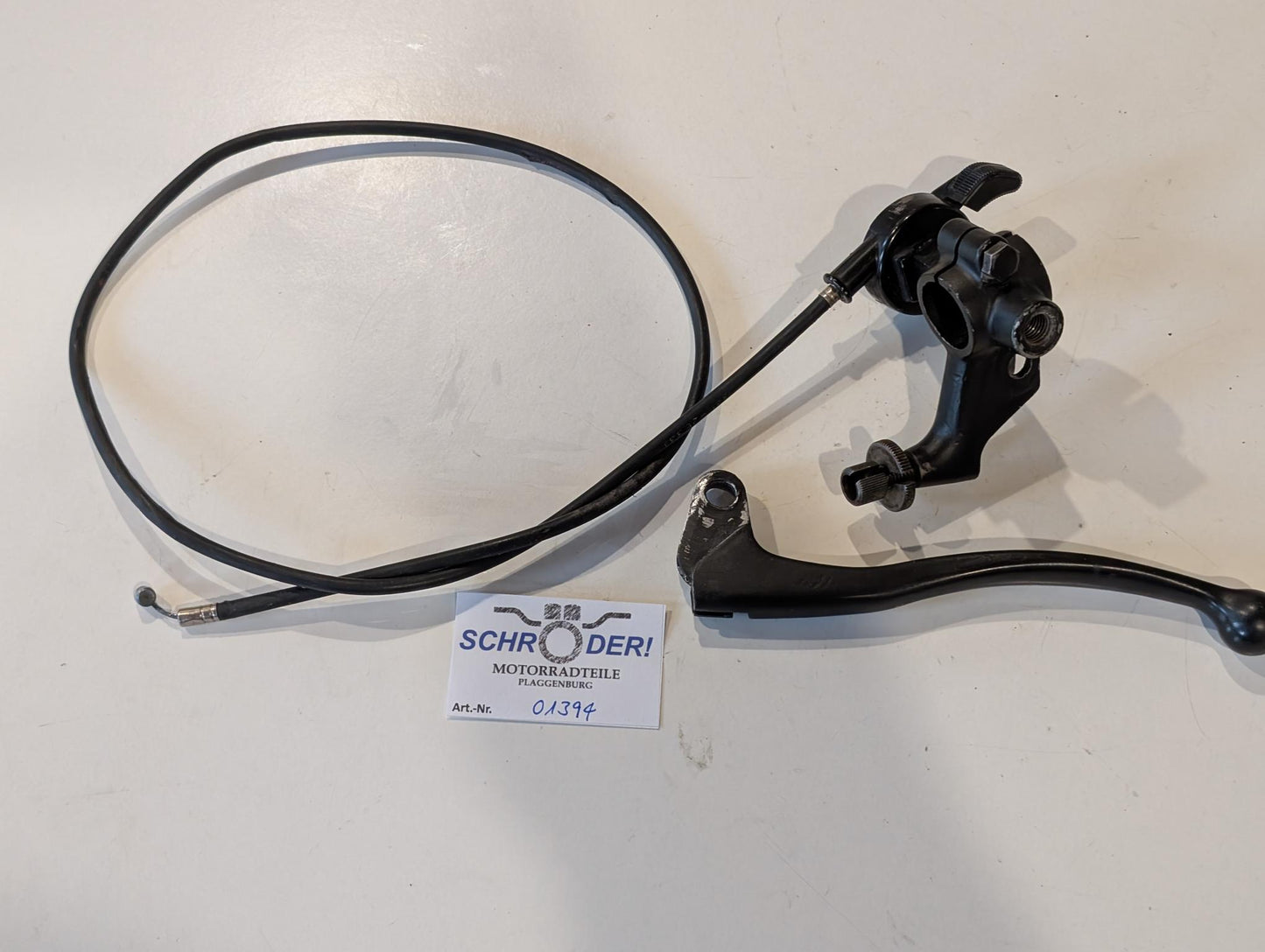 Yamaha XT600 43F Spiegelhalter links Chokegriff Kupplungshebel gebraucht