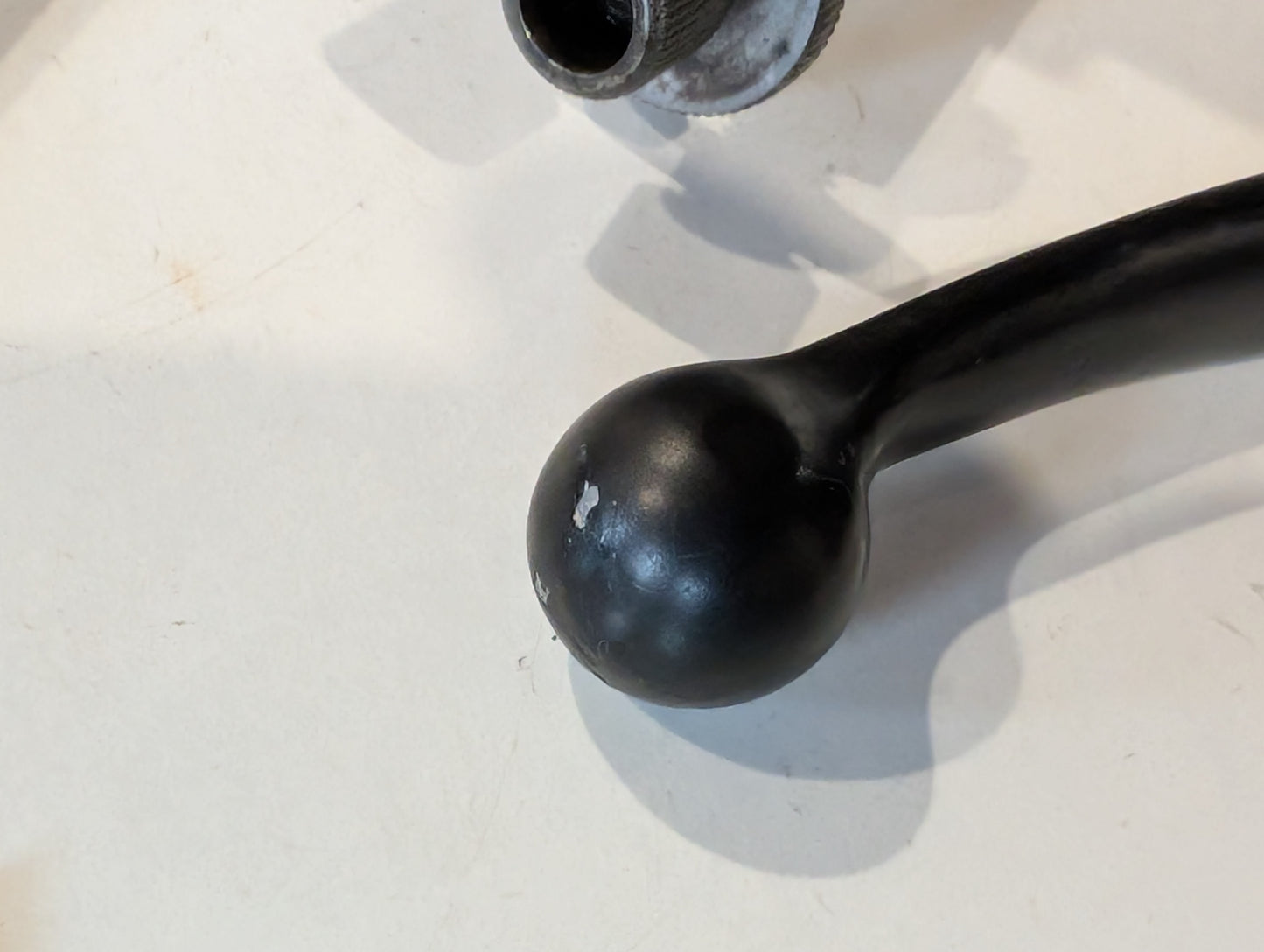 Yamaha XT600 43F Spiegelhalter links Chokegriff Kupplungshebel gebraucht