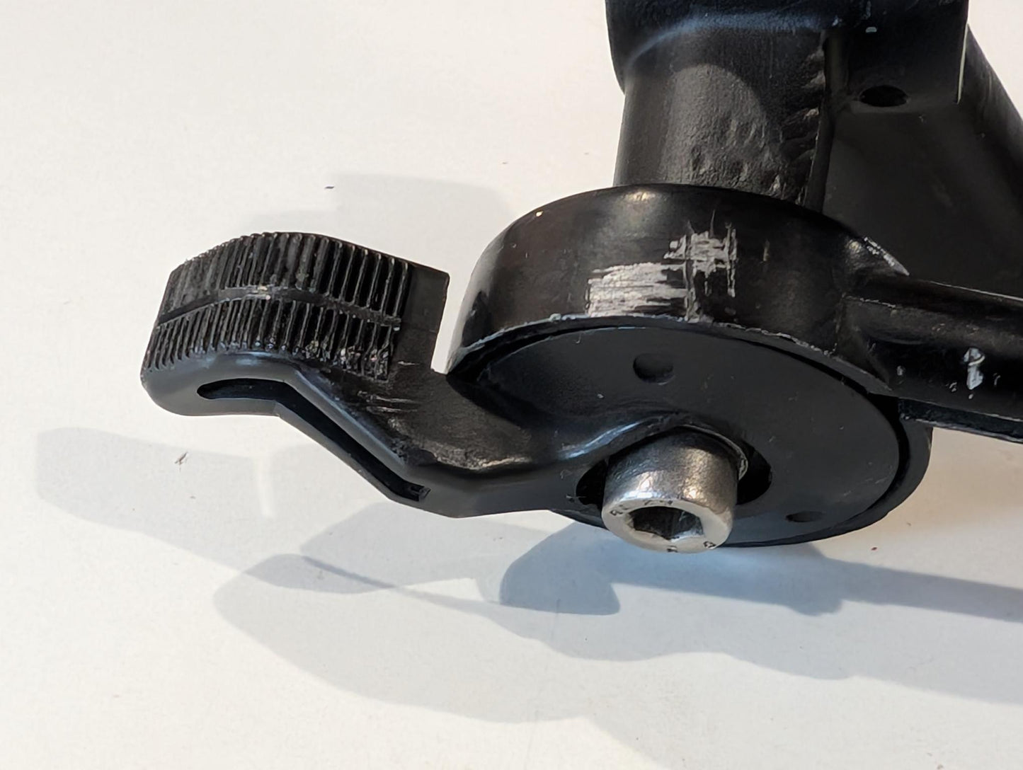 Yamaha XT600 43F Spiegelhalter links Chokegriff Kupplungshebel gebraucht