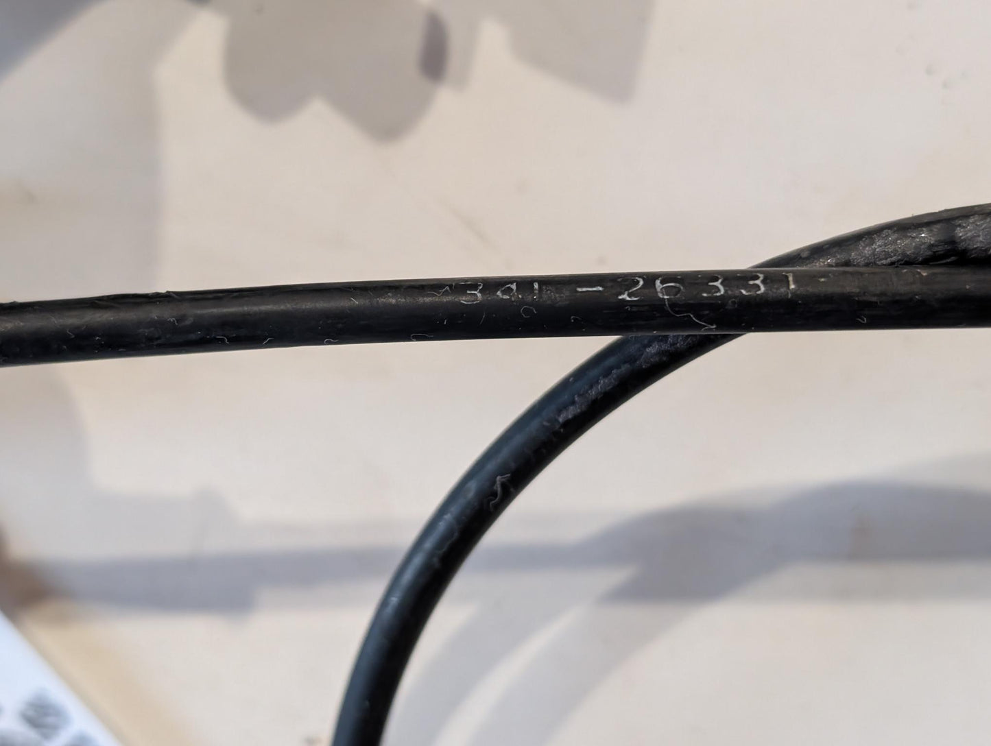 Yamaha XT600 43F Spiegelhalter links Chokegriff Kupplungshebel gebraucht