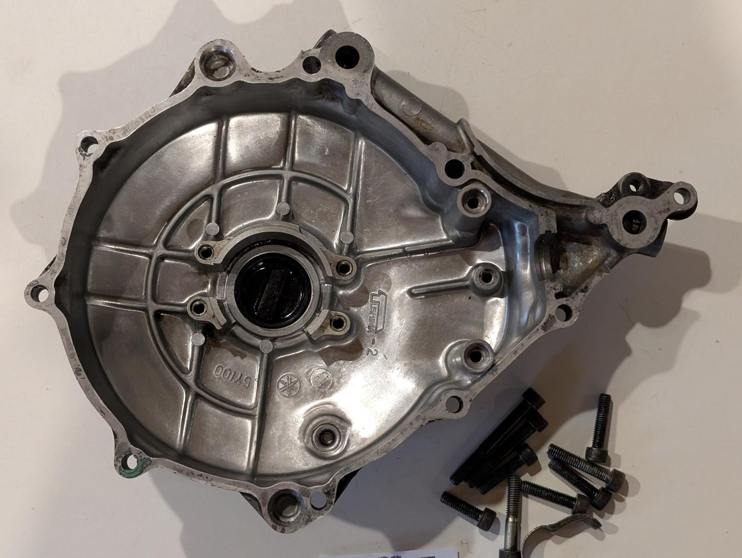 Yamaha XT600 43F Kurbelgehäusedeckel Lichtmachinendeckel 34K-15411-00 gebraucht