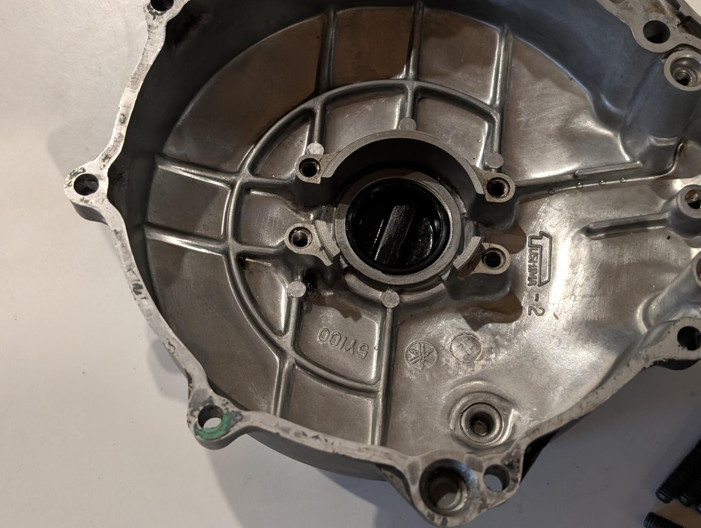 Yamaha XT600 43F Kurbelgehäusedeckel Lichtmachinendeckel 34K-15411-00 gebraucht