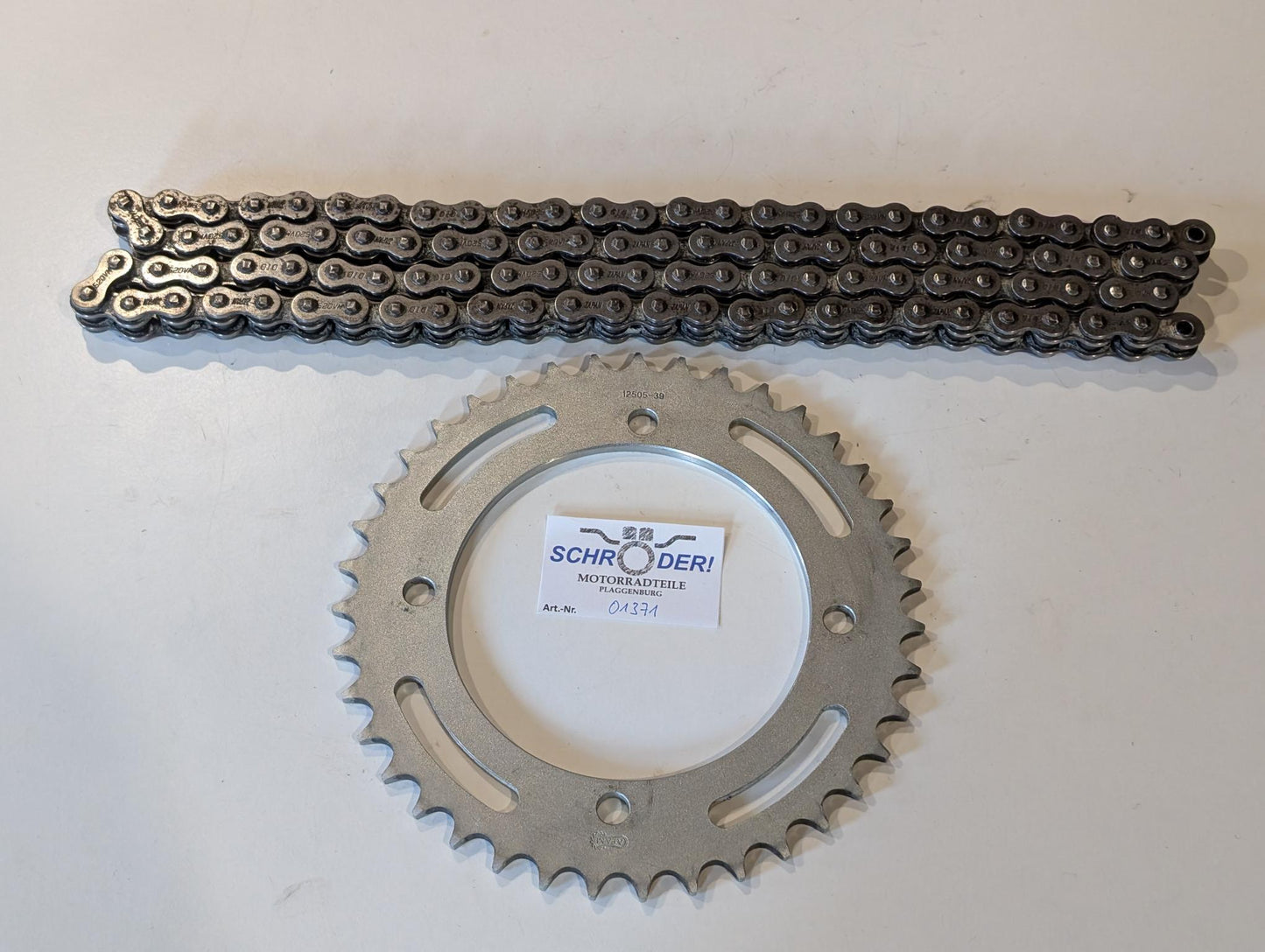 Yamaha XT600 43F D.I.D. O-Ring Kette 520VM und Kettenrad 39 Zähne gebraucht