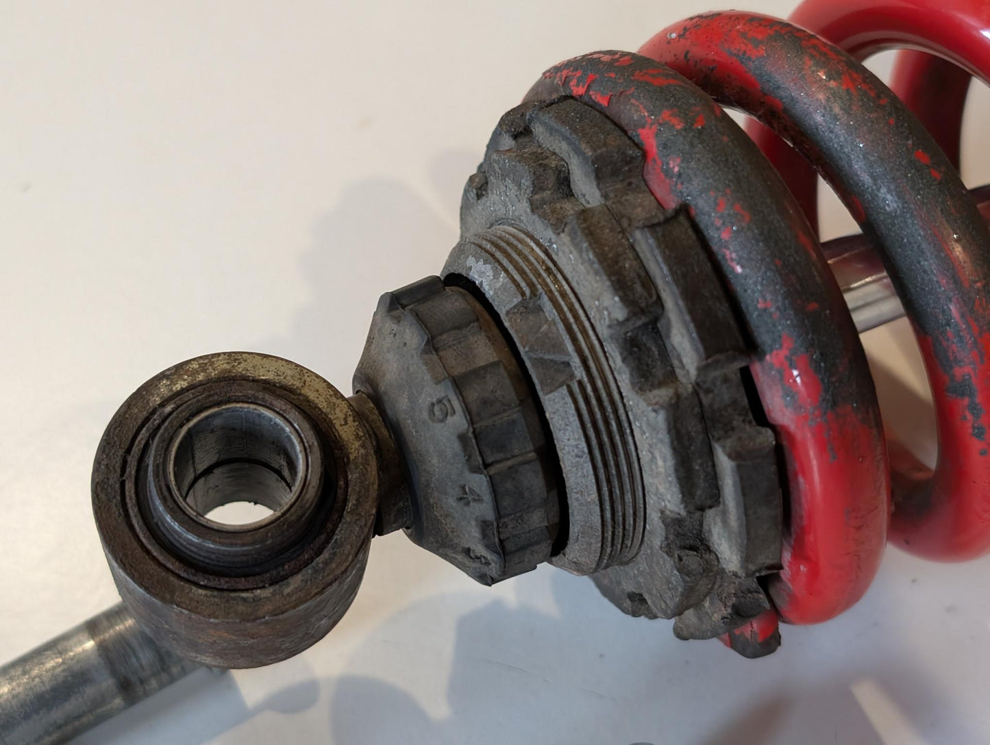 Yamaha XT600 43F Federbein 50T-22210-00 Stoßdämpfer hinten mit Schraube und Bolzen gebraucht