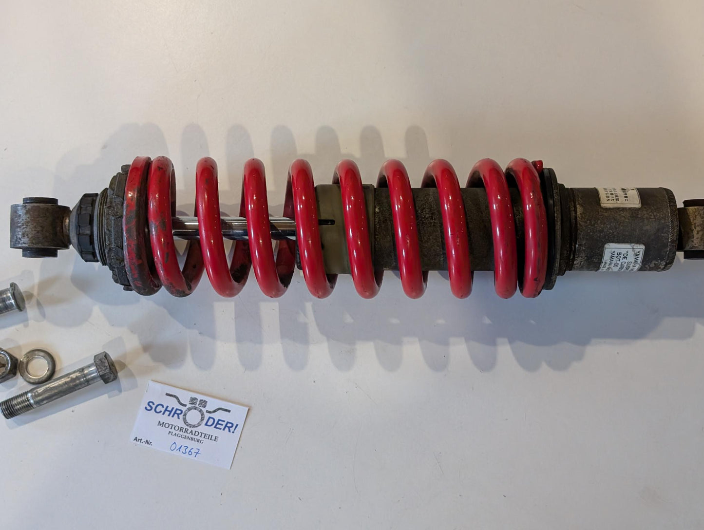 Yamaha XT600 43F Federbein 50T-22210-00 Stoßdämpfer hinten mit Schraube und Bolzen gebraucht