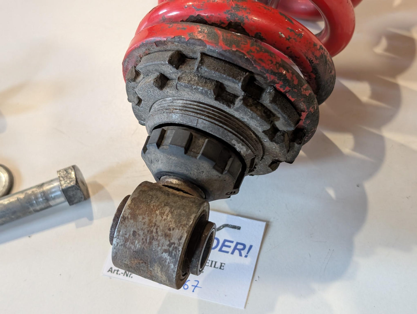 Yamaha XT600 43F Federbein 50T-22210-00 Stoßdämpfer hinten mit Schraube und Bolzen gebraucht