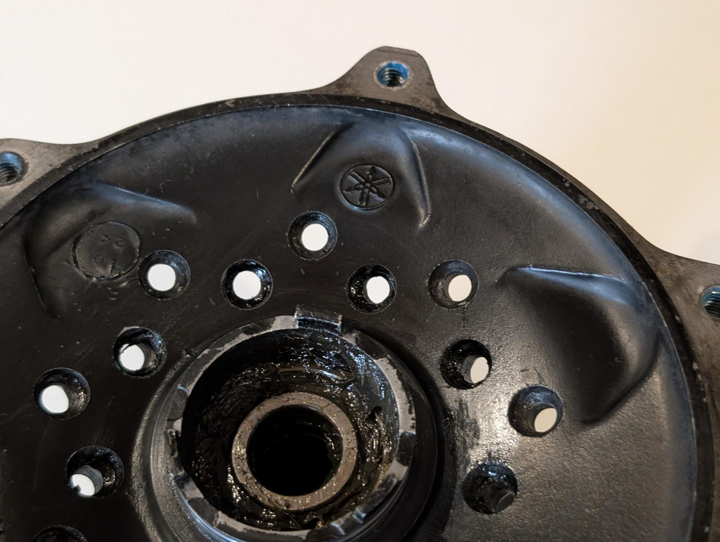 Yamaha XT600 43F Radnabe vorne 34L-25111-00 gebraucht