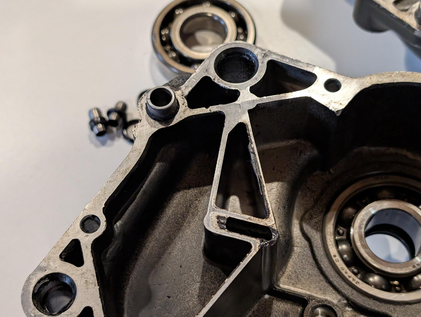 Yamaha XT600 43F Kurbelwellengehäuse Paar 34L-15100 gebraucht