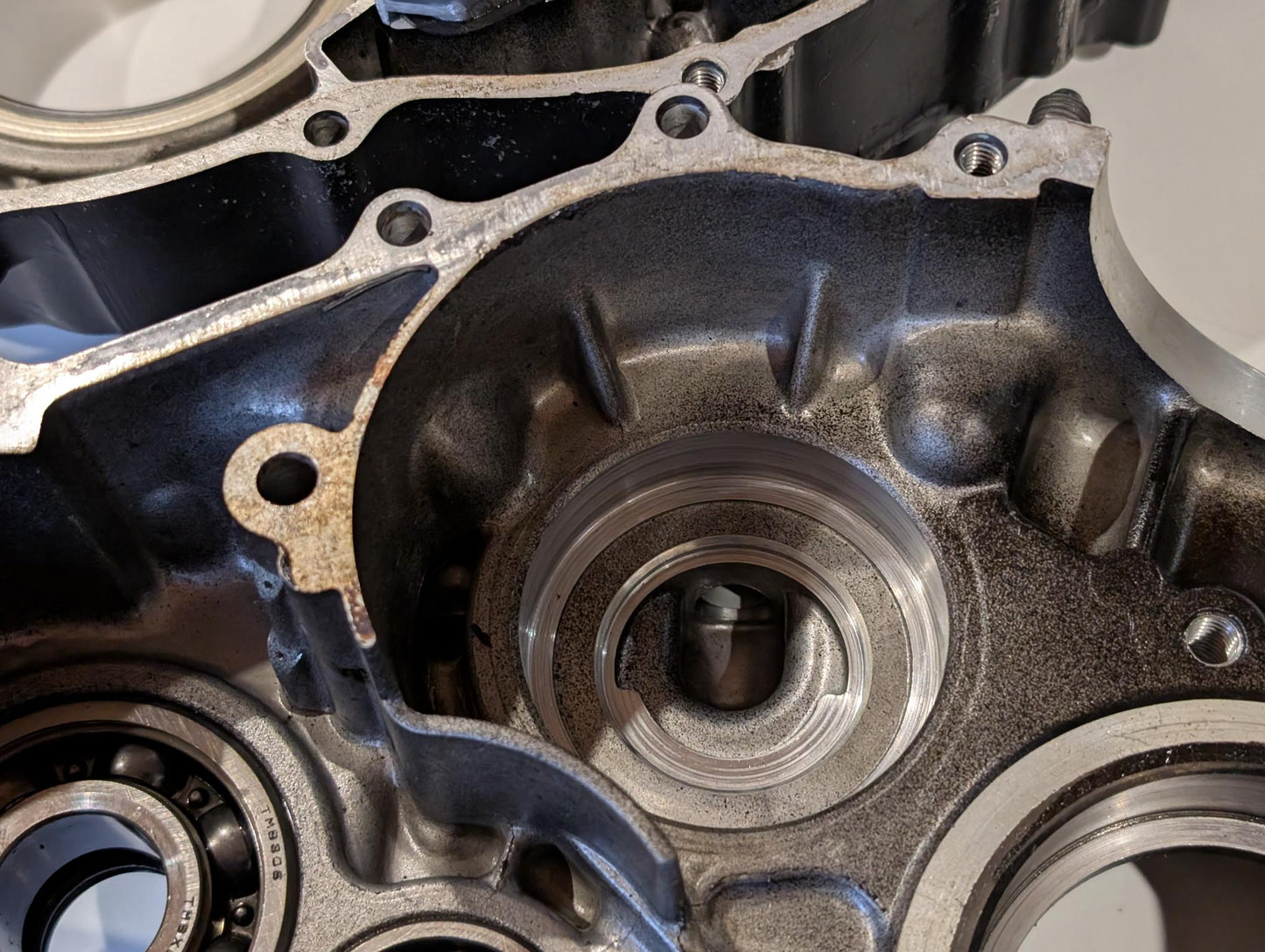 Yamaha XT600 43F Kurbelwellengehäuse Paar 34L-15100 gebraucht