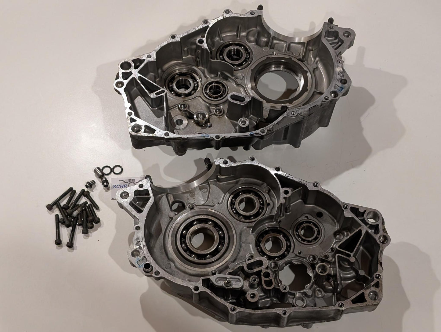 Yamaha XT600E 3TB 3UW Kurbelgehäuseeinheit 3DS-15100-00 Kurbelwellengehäuse gebraucht