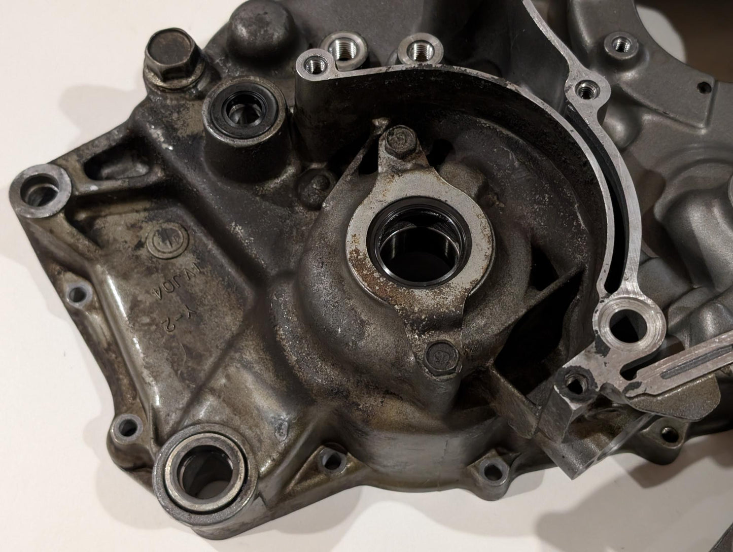 Yamaha XT600E 3TB 3UW Kurbelgehäuseeinheit 3DS-15100-00 Kurbelwellengehäuse gebraucht