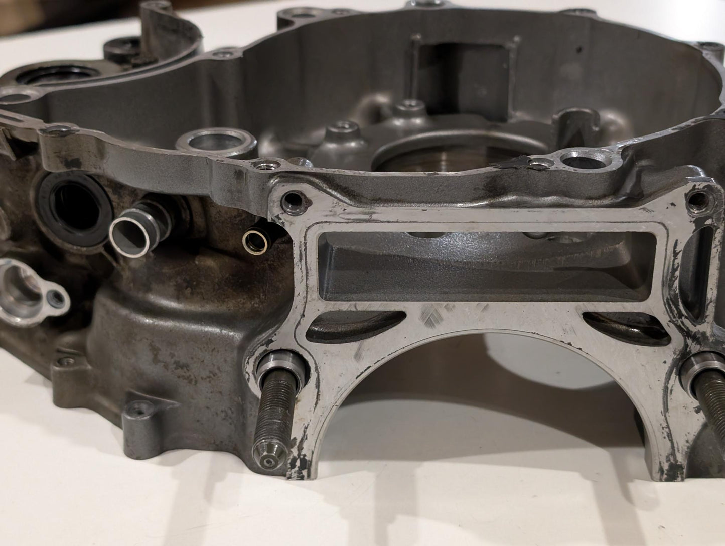 Yamaha XT600E 3TB 3UW Kurbelgehäuseeinheit 3DS-15100-00 Kurbelwellengehäuse gebraucht