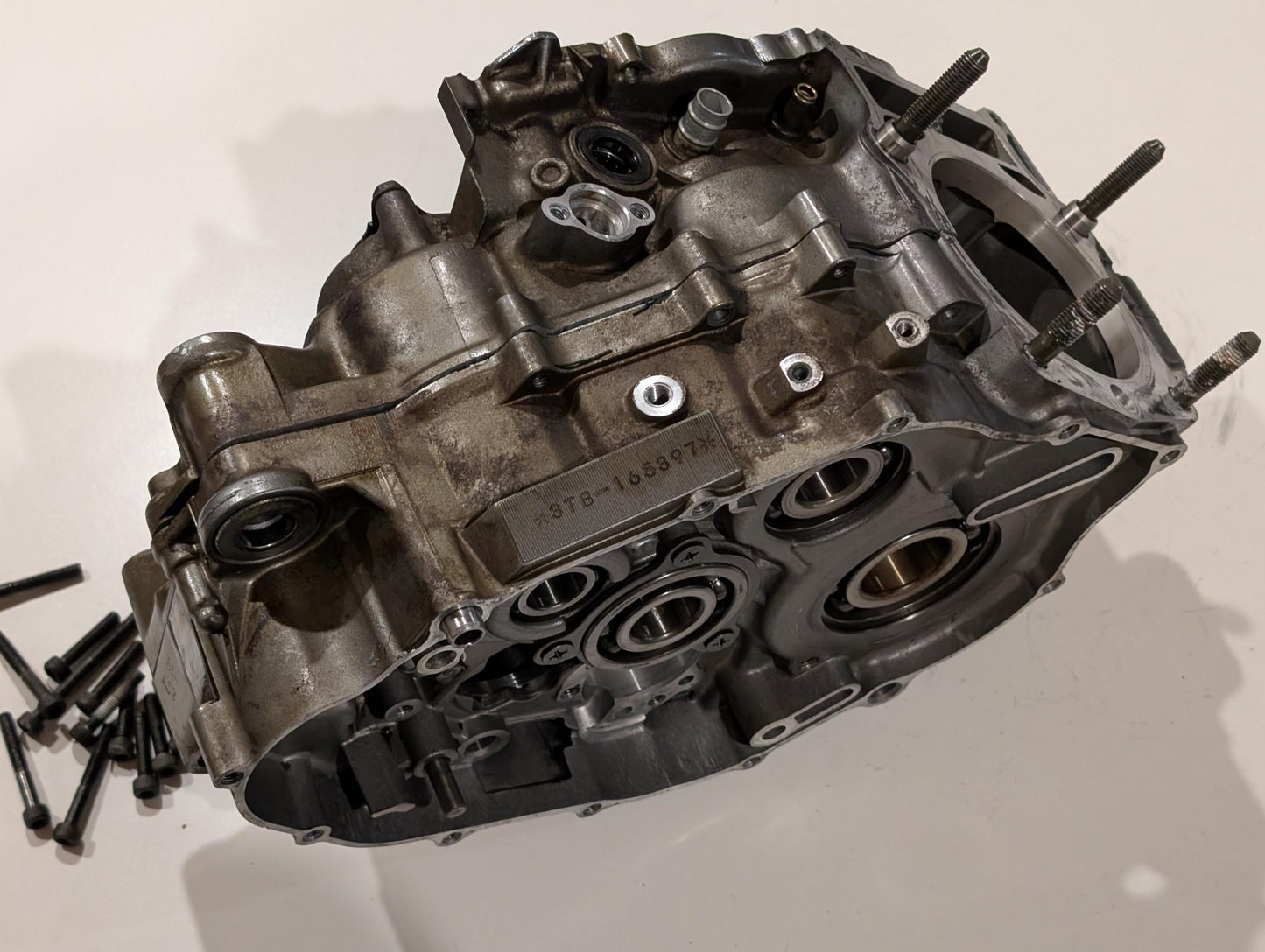 Yamaha XT600E 3TB 3UW Kurbelgehäuseeinheit 3DS-15100-00 Kurbelwellengehäuse gebraucht