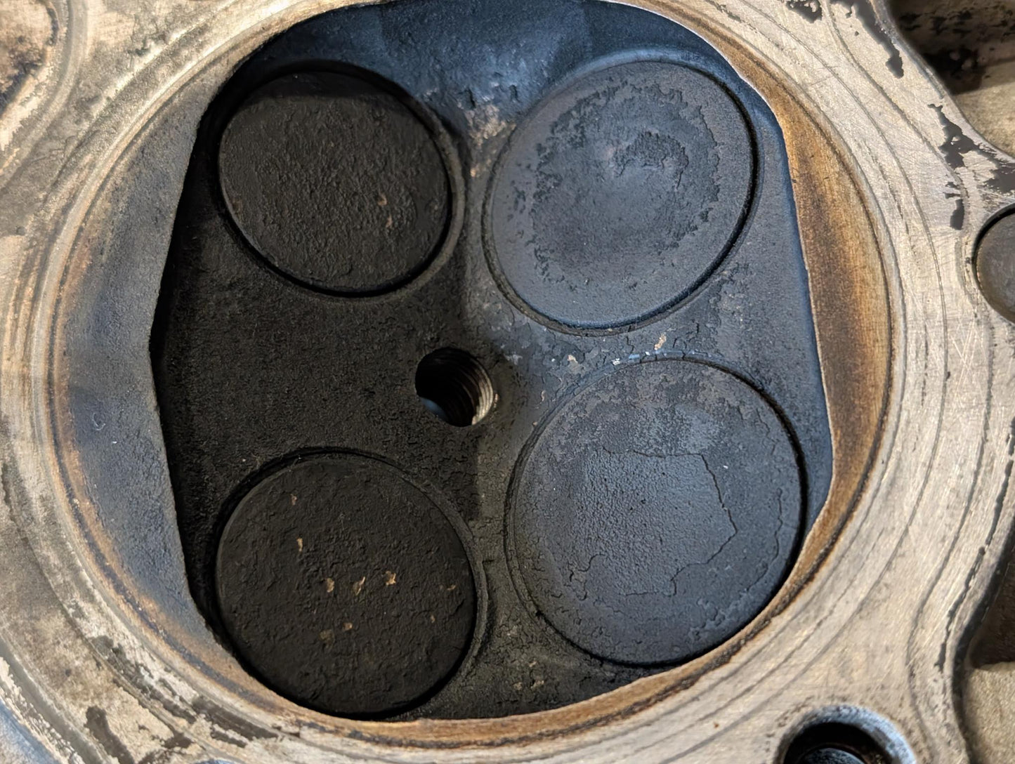 Yamaha XT600 43F Zylinderkopf 34L-11101 mit Deckel und Schrauben gebraucht