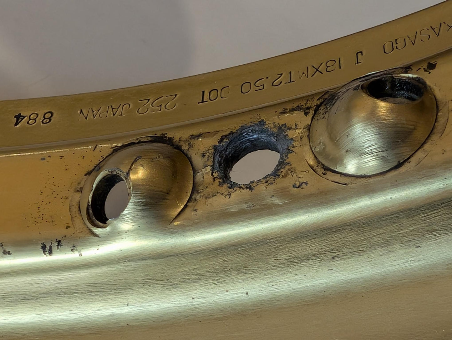 Yamaha XT600 43F Takasago Felge hinten J18x2.50 1984 94425-18421 gebraucht