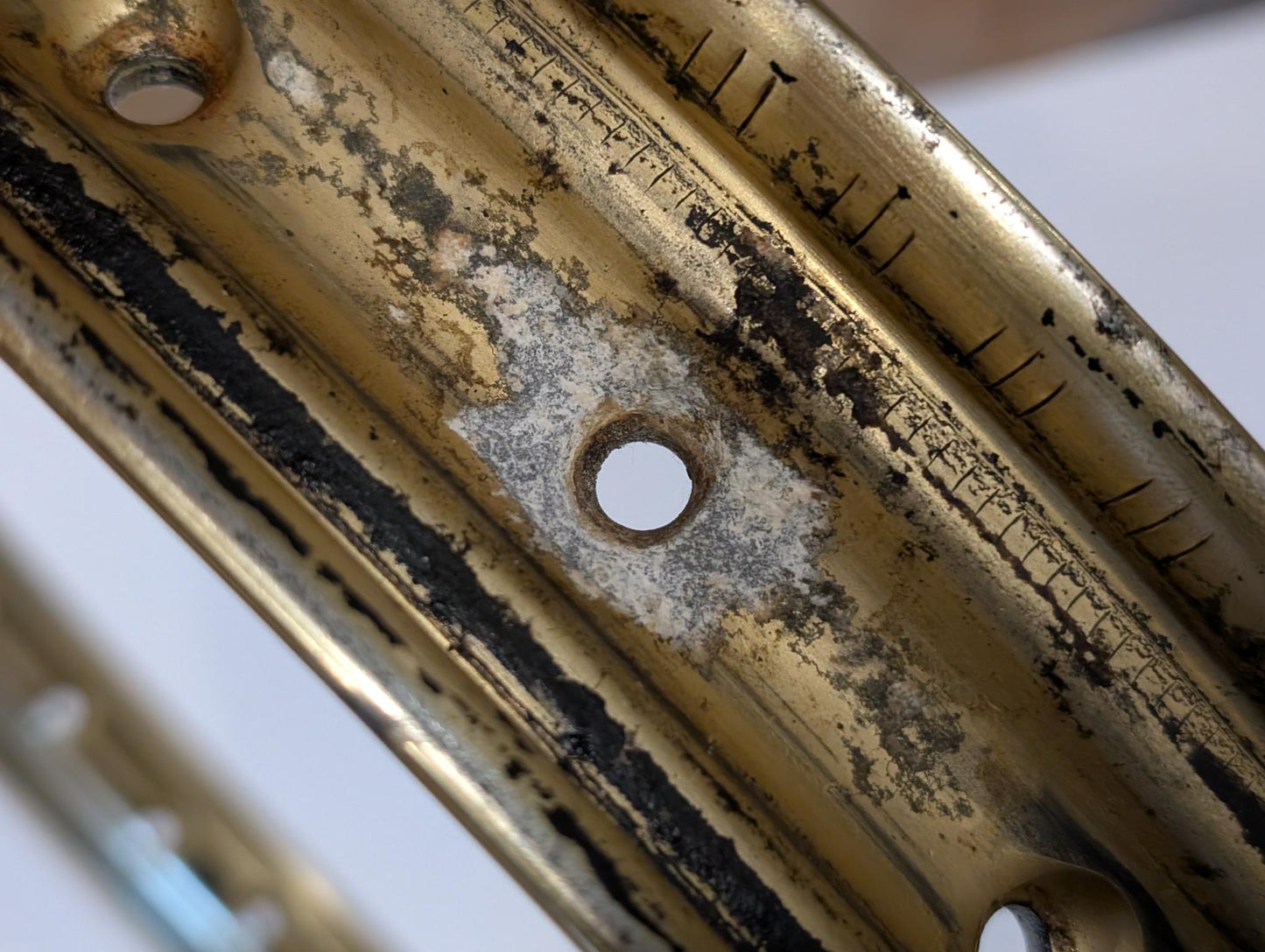 Yamaha XT600 43F Felge vorne Takasago J21x1.60 198494416-21396 gebraucht, defekt