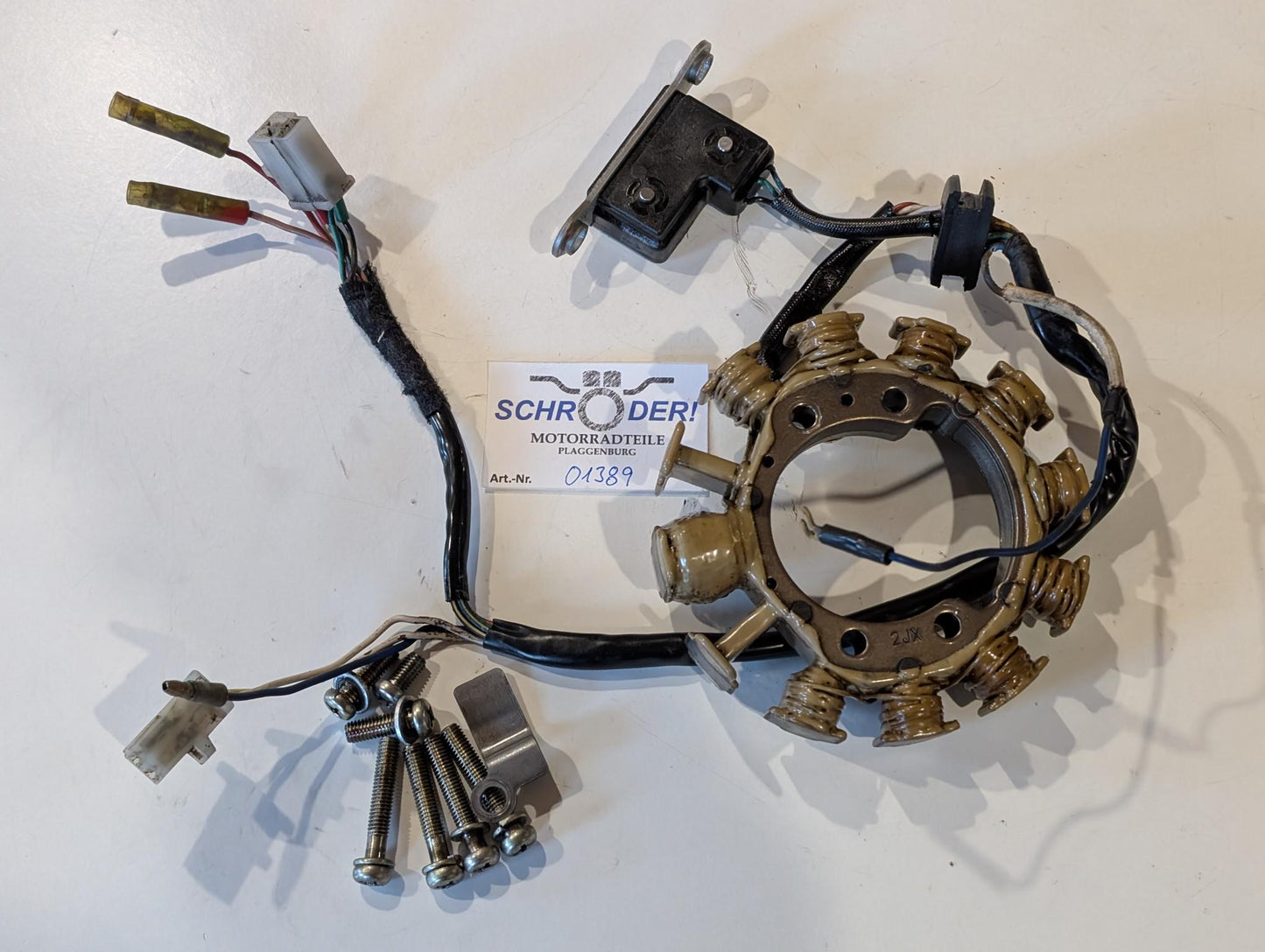Yamaha XT600 43F Stator 34L-81410-51 Lichtmaschine Generator Pick-up gebraucht