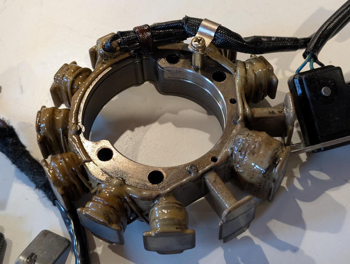 Yamaha XT600 43F Stator 34L-81410-51 Lichtmaschine Generator Pick-up gebraucht