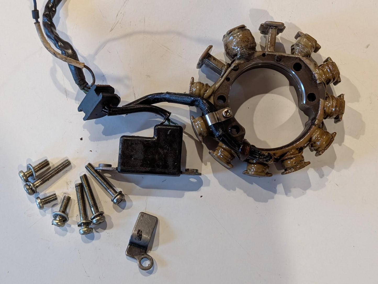 Yamaha XT600 43F Stator 34L-81410-51 Lichtmaschine Generator Pick-up gebraucht