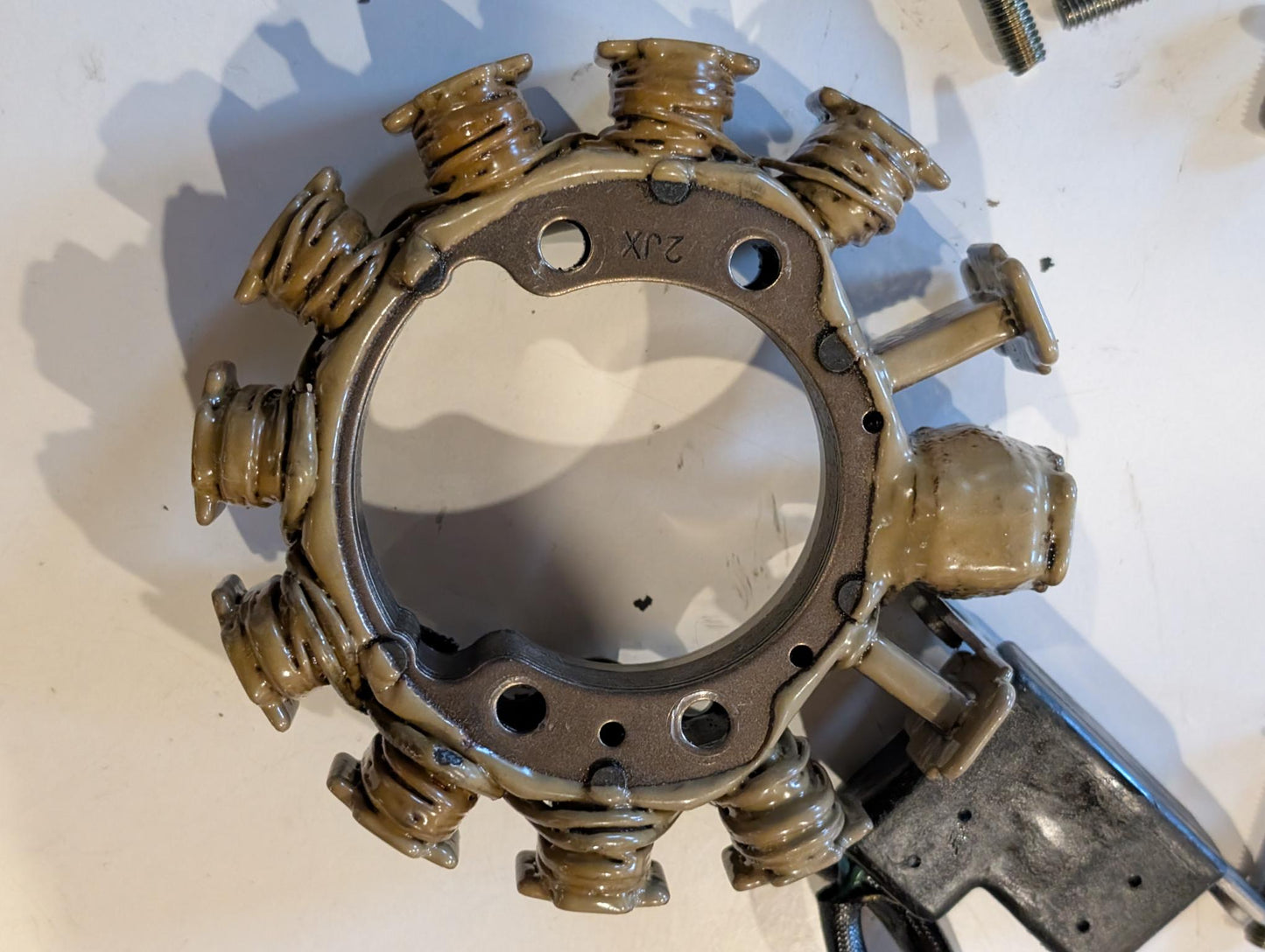 Yamaha XT600 43F Stator 34L-81410-51 Lichtmaschine Generator Pick-up gebraucht